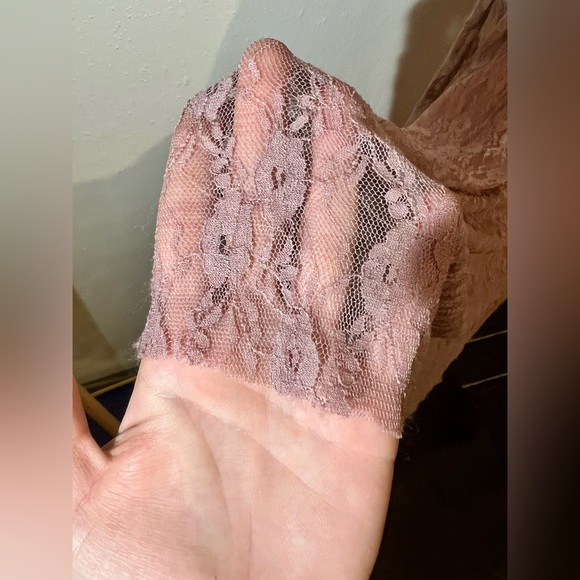 Intimately Free People Romantic Lace Maxi Dress, Dusky Rose color, size S, NWOT - Picture 7 of 13